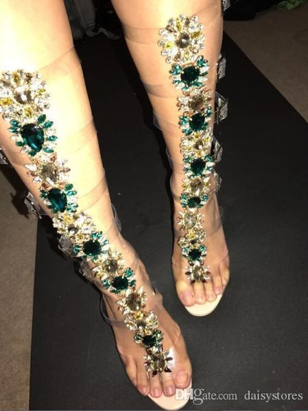 2018 pvc transparent gladiator sandals woman open toe t-strap rhinestone diamond clear high heel shoes women summer boots
2018 pvc transparent gladiator sandals woman open toe t-strap rhinestone diamond clear high heel shoes women summer boots