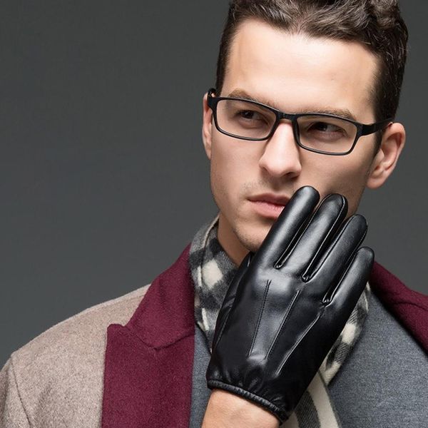 leather gloves male locomotive touch screen simulation leather pu washed plus velvet thick warm driving driver, Black
leather gloves male locomotive touch screen simulation leather pu washed plus velvet thick warm driving driver, Black