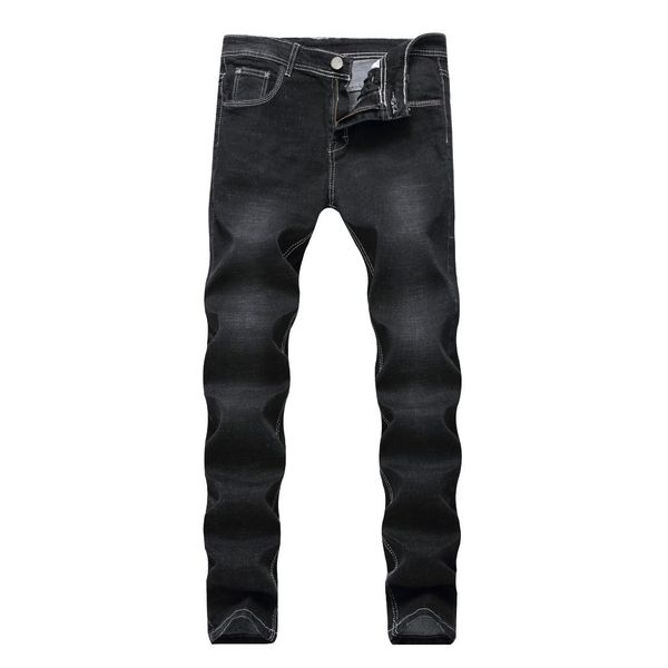 europe and america foreign trade new style men's jeans amazon slim fit straight-cut elasticity black jeans 961, Blue
europe and america foreign trade new style men's jeans amazon slim fit straight-cut elasticity black jeans 961, Blue