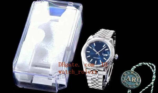 men's 41mm ar factory v2 version watch automatic 2824 eta blue dial watches 904l steel jubilee bracelet men sapphire 126334 wristwatche, Slivery;brown
men's 41mm ar factory v2 version watch automatic 2824 eta blue dial watches 904l steel jubilee bracelet men sapphire 126334 wristwatche, Slivery;brown