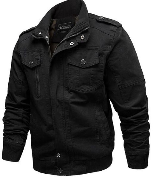 new men's lapel cotton zipper tooling epaulette jacket coat casual jacket coat outwear parka overcoat, Black;brown
new men's lapel cotton zipper tooling epaulette jacket coat casual jacket coat outwear parka overcoat, Black;brown