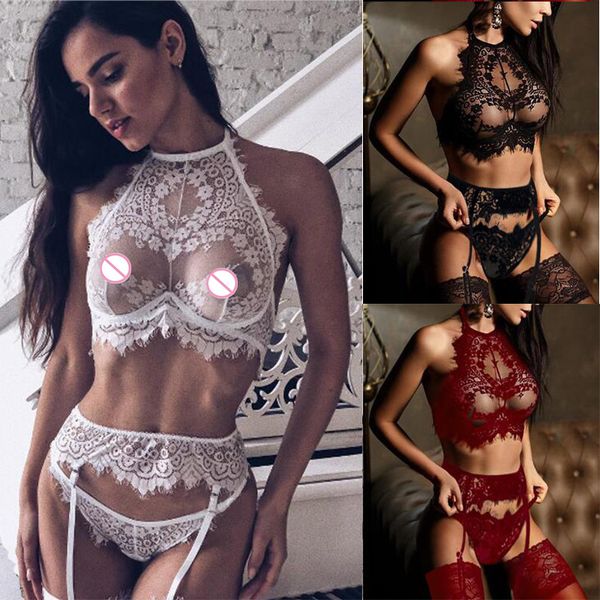 women transparent lace babydoll erotic underwear set lingerie garter g-string plus size women temptation costumes, Red;black
women transparent lace babydoll erotic underwear set lingerie garter g-string plus size women temptation costumes, Red;black