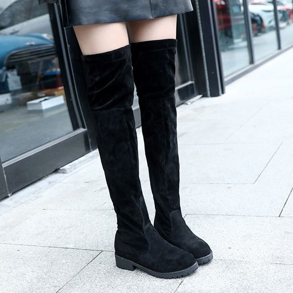 winter over the knee boots women stretch fabric thigh high woman shoes long bota feminina zapatos de mujer size, Black
winter over the knee boots women stretch fabric thigh high woman shoes long bota feminina zapatos de mujer size, Black