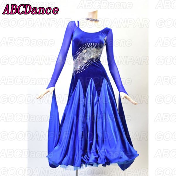 ballroom dance dress for competition longsleeve blue custom-made standard ballroom dress waltz dance costume, Black;red
ballroom dance dress for competition longsleeve blue custom-made standard ballroom dress waltz dance costume, Black;red