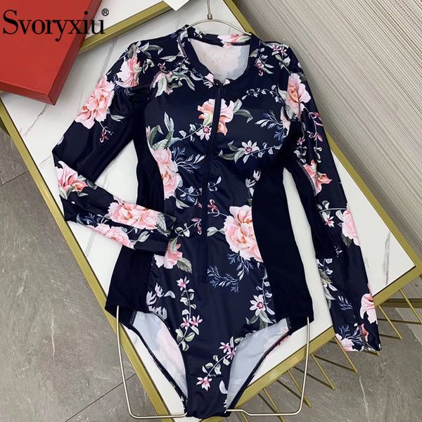 women's jumpsuits & rompers svoryxiu flower print one-pieces bikini bodysuits summer style long sleeve beach wear playsuit female banth, Black;white
women's jumpsuits & rompers svoryxiu flower print one-pieces bikini bodysuits summer style long sleeve beach wear playsuit female banth, Black;white