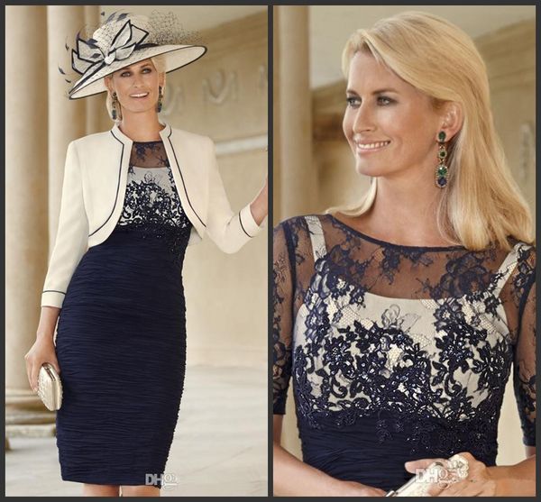 2020 new short women designer clothes 3/4 sleeve mother of the bride dresseses evening gowns lace wedding dresses bridal gowns, Black;red
2020 new short women designer clothes 3/4 sleeve mother of the bride dresseses evening gowns lace wedding dresses bridal gowns, Black;red