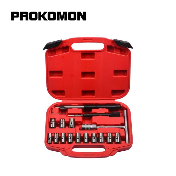 17 pc diesel injector cutter remover очиститель clean carbon сиденья режущий инструмент set
17 pc diesel injector cutter remover очиститель clean carbon сиденья режущий инструмент set