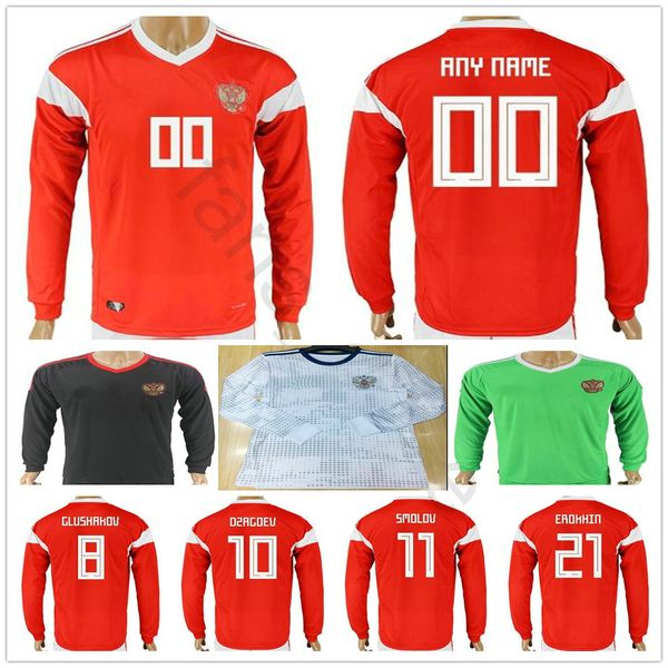 russia long sleeve soccer jersey 10 dzagoev arshavin 11 kerzhakov kokorin kombarov poloz amedov custom red white 2018 russian football shirt, Black
russia long sleeve soccer jersey 10 dzagoev arshavin 11 kerzhakov kokorin kombarov poloz amedov custom red white 2018 russian football shirt, Black
