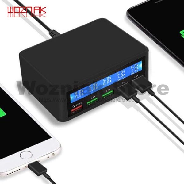 5 usb mobile phone charger real-time dynamic of intelligent lcd digital display automatic recognition of quick charging qc3.0
5 usb mobile phone charger real-time dynamic of intelligent lcd digital display automatic recognition of quick charging qc3.0