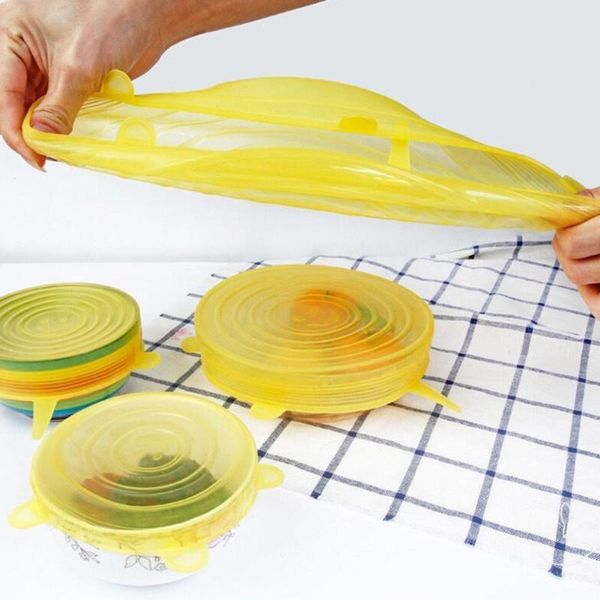 6 pcs wraps reusable silicone fresh keeping stretch silicone lids covers saran vacuum seal sealed organization wr x4l5
6 pcs wraps reusable silicone fresh keeping stretch silicone lids covers saran vacuum seal sealed organization wr x4l5