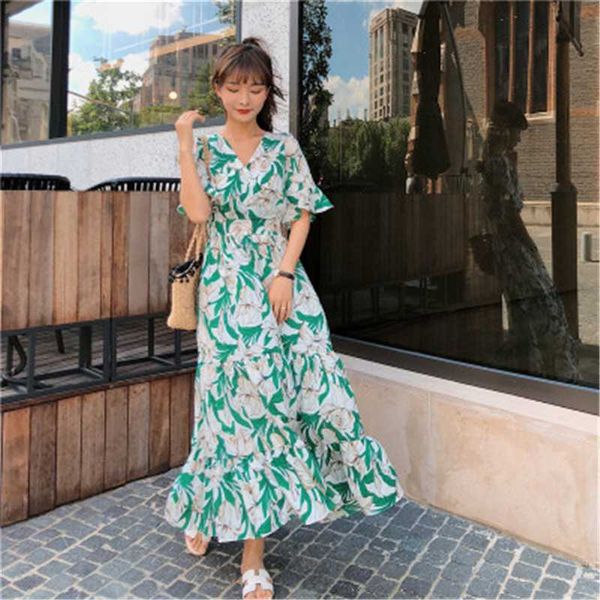 casual dresses elegant beach dress women fashion v neck flare sleeve ruffle summer holiday bohemia long floral, Black;gray
casual dresses elegant beach dress women fashion v neck flare sleeve ruffle summer holiday bohemia long floral, Black;gray