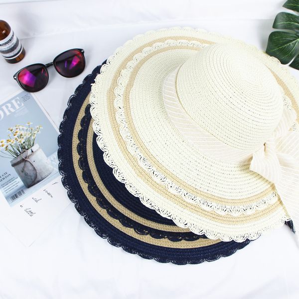 beach hat summer women casual sun hats hats wide brim sunshade lace bow foldable lace bow wide brim straw hat l0409, Blue;gray
beach hat summer women casual sun hats hats wide brim sunshade lace bow foldable lace bow wide brim straw hat l0409, Blue;gray