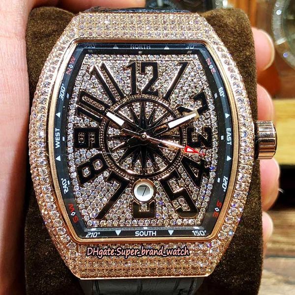 new men's collection vanguard v 45 sc dt yachting black dial automatic mens watch rose gold diamond case leather sports watches, Slivery;brown 
new men's collection vanguard v 45 sc dt yachting black dial automatic mens watch rose gold diamond case leather sports watches, Slivery;brown