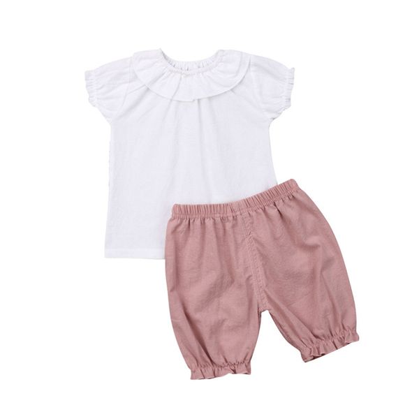 baby kids girl summer outfits toddler shirt pants shorts clothes set new