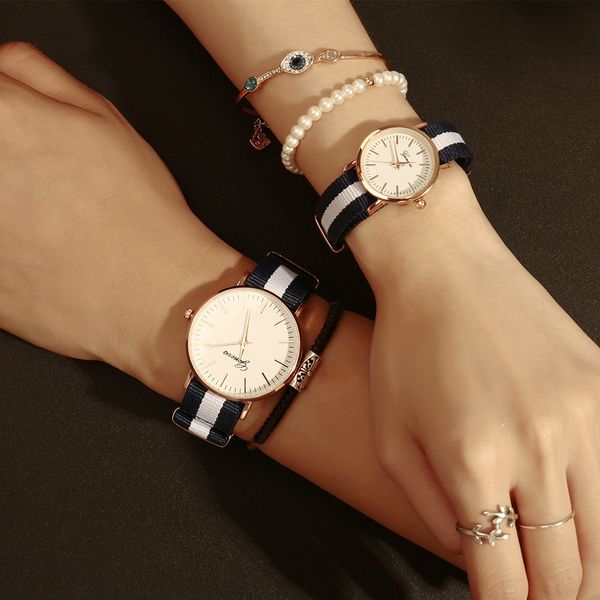 couple sport thin wrist canvas quartz dress wristwatches fashion men women geneva platinum nylon fabric watch for gift, Slivery;brown
couple sport thin wrist canvas quartz dress wristwatches fashion men women geneva platinum nylon fabric watch for gift, Slivery;brown
