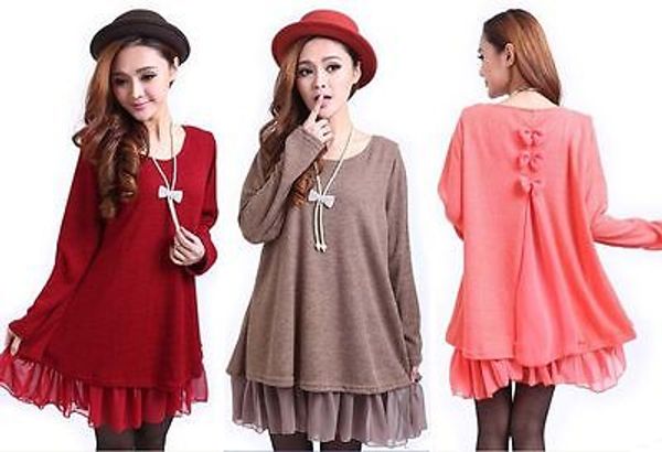 2015 fashion winter spring women's long sleeve knited casual pleated dress party dresses plus size l-3xl, Black;gray
2015 fashion winter spring women's long sleeve knited casual pleated dress party dresses plus size l-3xl, Black;gray