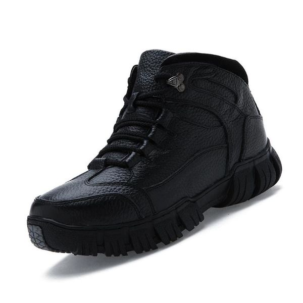 boots super warm winter men genuine leather shoes fur for zapatos hombre, Black
boots super warm winter men genuine leather shoes fur for zapatos hombre, Black