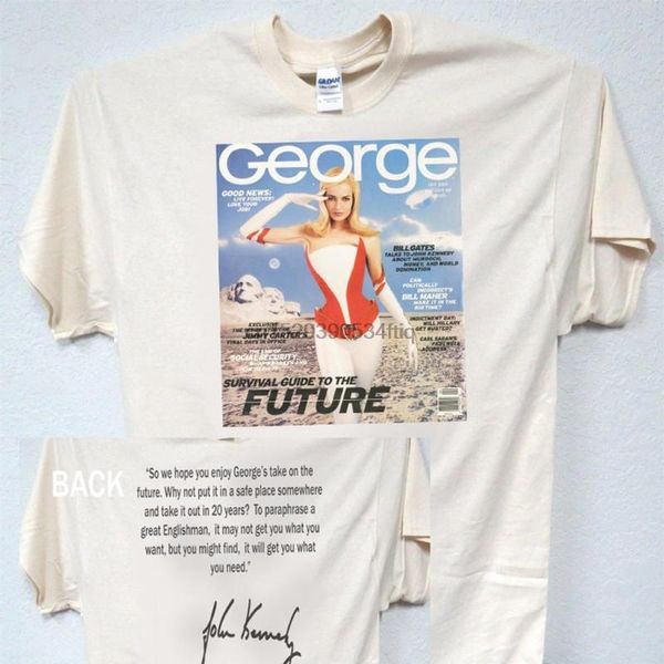 george magizine art poster 1977 jfk rare ivory men t shirt s 5xl t 1578, White;black
george magizine art poster 1977 jfk rare ivory men t shirt s 5xl t 1578, White;black