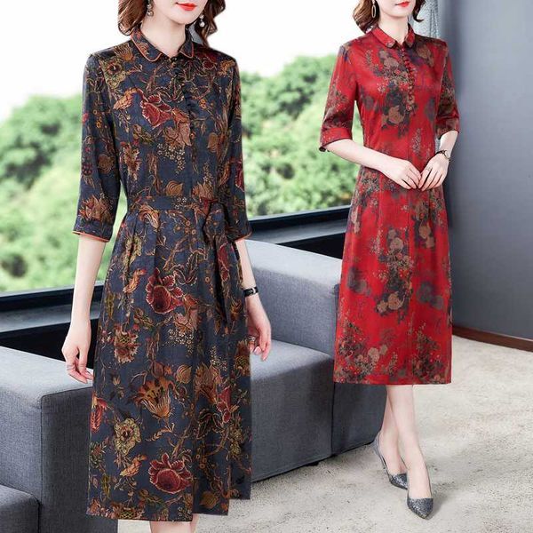 new retro silk dress 2020 summer new vestido de festa mulberry silk middle-aged mother banquet dress, White;black
new retro silk dress 2020 summer new vestido de festa mulberry silk middle-aged mother banquet dress, White;black