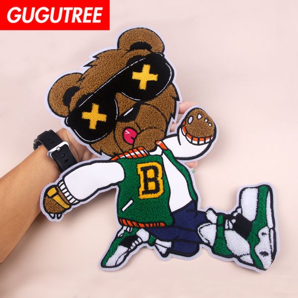 gugutree towel embroidery big bear patch animal cartoon patches badges applique patches for clothing fd-12, Black
gugutree towel embroidery big bear patch animal cartoon patches badges applique patches for clothing fd-12, Black