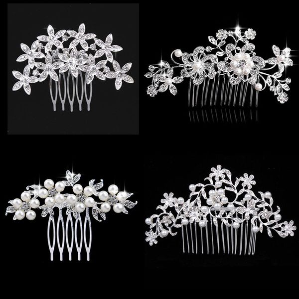 sparking crystal pearl wedding hair accessories fashion bridal hair combs bridesmaids tiara trendy clip for women headwear, Golden;white
sparking crystal pearl wedding hair accessories fashion bridal hair combs bridesmaids tiara trendy clip for women headwear, Golden;white