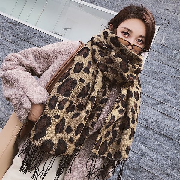 scarf female winter new style wild leopard hair edge decoration warm neck shawl imitation cashmere leopard scarf, Blue;gray
scarf female winter new style wild leopard hair edge decoration warm neck shawl imitation cashmere leopard scarf, Blue;gray