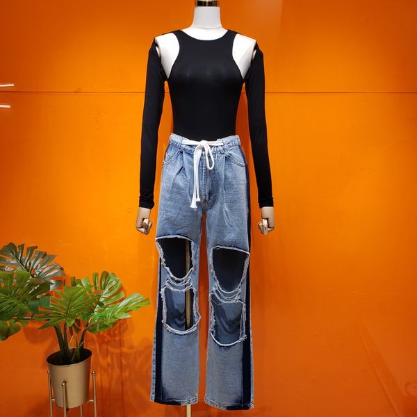 2020 новый lace up прямые отверстия и контраст цвета джинсы женские тонкие 0228, Blue
2020 новый lace up прямые отверстия и контраст цвета джинсы женские тонкие 0228, Blue