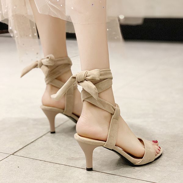 open toe high heel sandal for women 2020 summer velvet shoes cross-shoes all-match beige heeled sandals women's heels peep, Black
open toe high heel sandal for women 2020 summer velvet shoes cross-shoes all-match beige heeled sandals women's heels peep, Black