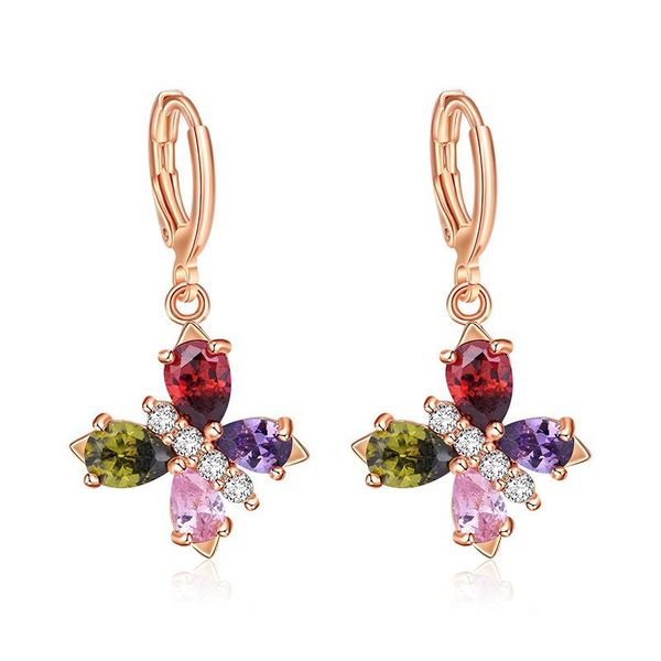 5pairs 1 lot wedding party gift wholesale colored cubic zirconia crystal gems rose gold drop earrings fashion for women earrings, Silver
5pairs 1 lot wedding party gift wholesale colored cubic zirconia crystal gems rose gold drop earrings fashion for women earrings, Silver