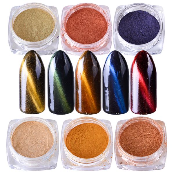 1 box cat eye glitter sequins nail art shining powder red black charming dust manicure 3d decoration for nails chameleon be177, Silver;gold
1 box cat eye glitter sequins nail art shining powder red black charming dust manicure 3d decoration for nails chameleon be177, Silver;gold