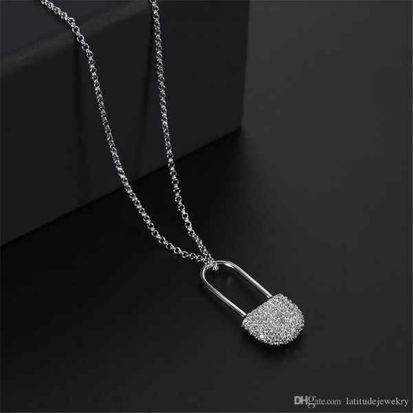 luxury jewelry women designer necklace full diamonds lock pendant necklace ins elegant silver pins clavicle chain necklace for girl gift
luxury jewelry women designer necklace full diamonds lock pendant necklace ins elegant silver pins clavicle chain necklace for girl gift