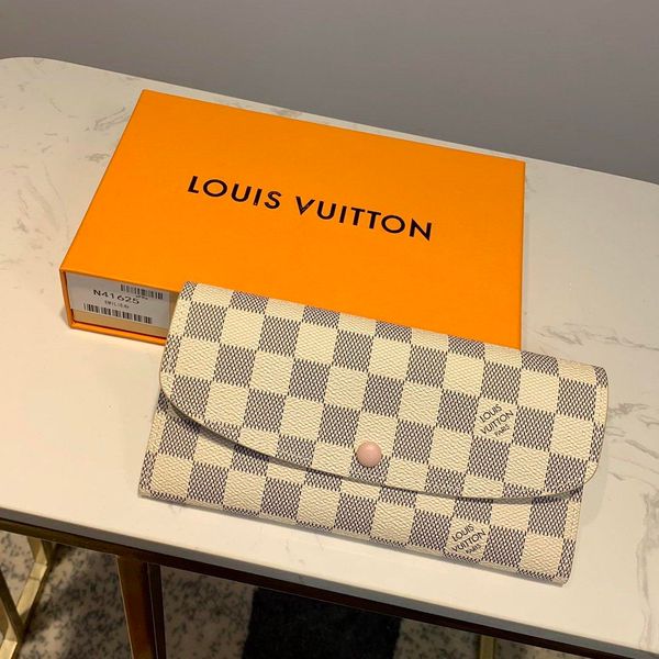 emilie wallet in damier azur canvas is simple yet elegant design lined with grained cowhide leather press-stud closure press-stud closure
emilie wallet in damier azur canvas is simple yet elegant design lined with grained cowhide leather press-stud closure press-stud closure