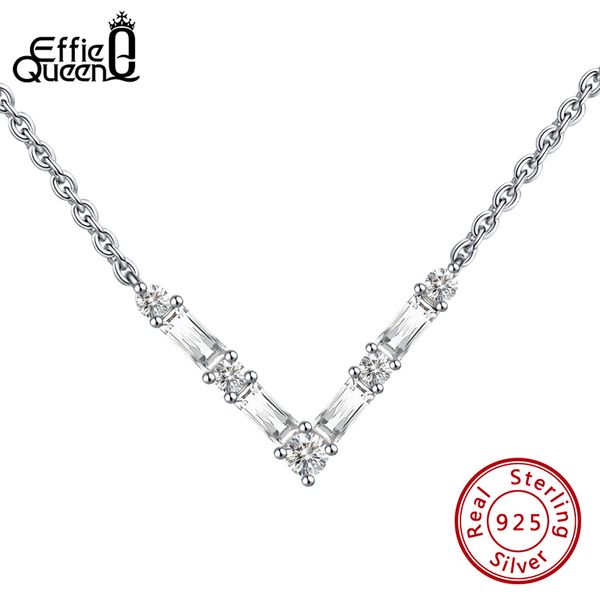 effie queen real s925 silver necklaces pendant v-shape design cz zircon fashion choker fine jewelry gifts for women tsn208
effie queen real s925 silver necklaces pendant v-shape design cz zircon fashion choker fine jewelry gifts for women tsn208
