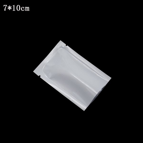 7*10cm white mylar foil bag aluminum foil open storage pouch scented tea vacuum food package bag with tear notch 500pcs/lot
7*10cm white mylar foil bag aluminum foil open storage pouch scented tea vacuum food package bag with tear notch 500pcs/lot