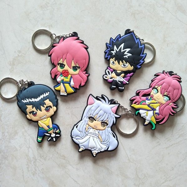 new japanese cartoon youyou white book keychain kurama key ring yuusuke urameshi pendant youming white book fei ying, Silver
new japanese cartoon youyou white book keychain kurama key ring yuusuke urameshi pendant youming white book fei ying, Silver