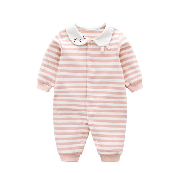 New Yarn Dyed Cotton Spring And Autumn Long Sleeve Baby Clothing Romper Climbing Clothes Leotard
New Yarn Dyed Cotton Spring And Autumn Long Sleeve Baby Clothing Romper Climbing Clothes Leotard