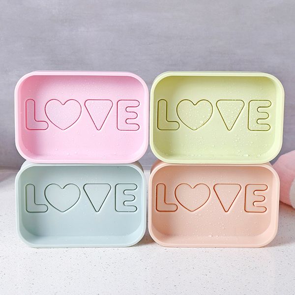 double layer soap dishes with love letter hole draining soap boxes bathroom rack
double layer soap dishes with love letter hole draining soap boxes bathroom rack