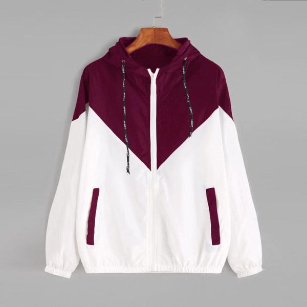 feitong women basic jackets female zipper pockets casual long sleeves coats autumn hooded jacket two tone windbreaker jacket, Black;brown
feitong women basic jackets female zipper pockets casual long sleeves coats autumn hooded jacket two tone windbreaker jacket, Black;brown