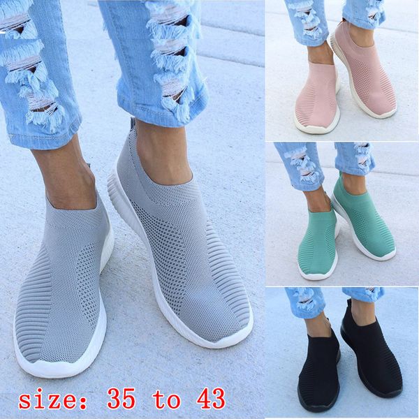 женщин кроссовки скольжения на плюс размер 35-43
женщин кроссовки скольжения на плюс размер 35-43