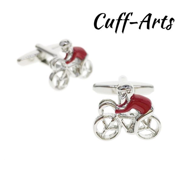 cufflinks for men red jersey bike silver shirt tie clip gifts for men mancuernas with gift box by cuffarts c10228, Silver;golden
cufflinks for men red jersey bike silver shirt tie clip gifts for men mancuernas with gift box by cuffarts c10228, Silver;golden