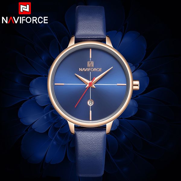 naviforce new fashion blue leather watches women ladies casual dress quartz wristwatch simple style female clock, Slivery;brown
naviforce new fashion blue leather watches women ladies casual dress quartz wristwatch simple style female clock, Slivery;brown