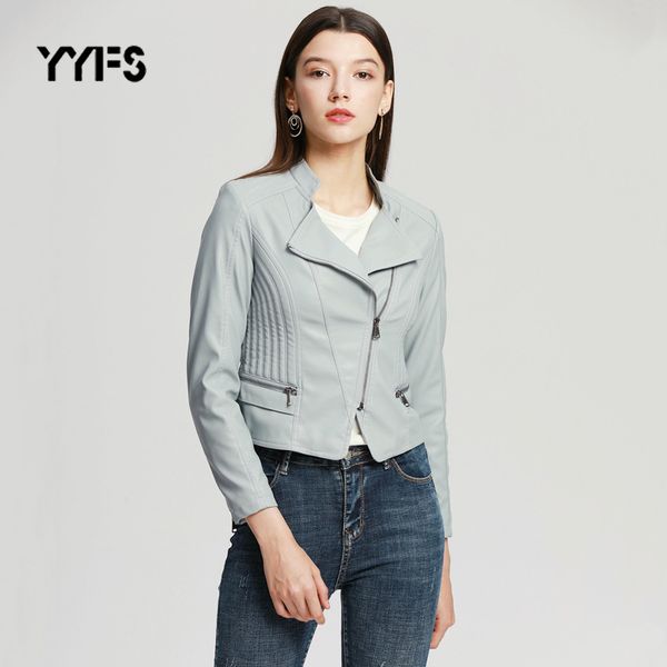 2019 leather jacket women street slim motorcycle jacket gothic zipper outerwear female faux pu autumn coat chaqueta mujer, Black
2019 leather jacket women street slim motorcycle jacket gothic zipper outerwear female faux pu autumn coat chaqueta mujer, Black