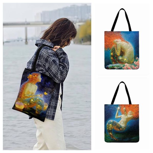 открытый пляжные сумки русалка сказка картина маслом искусство печати сумка для женщин вскользь tote дамы сумки на ремне магазины
открытый пляжные сумки русалка сказка картина маслом искусство печати сумка для женщин вскользь tote дамы сумки на ремне магазины