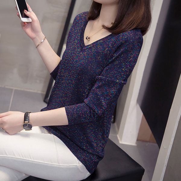 2020 new spring autumn middle aged women vintage dot printed v neck knitted female loose pullover sweater plus size 4xl y484, White;black
2020 new spring autumn middle aged women vintage dot printed v neck knitted female loose pullover sweater plus size 4xl y484, White;black