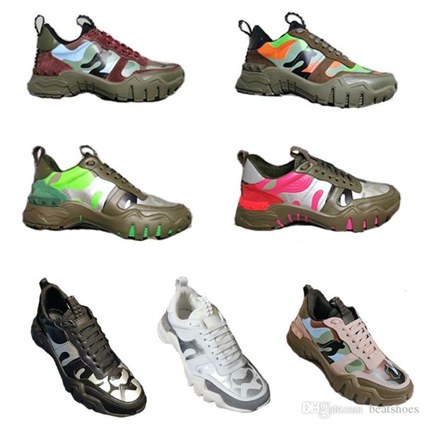 men women designer sneakers rockrunner camouflage sneaker vintage climbers shoes new real leather rubber platform running trainers dad shoes, Black
men women designer sneakers rockrunner camouflage sneaker vintage climbers shoes new real leather rubber platform running trainers dad shoes, Black