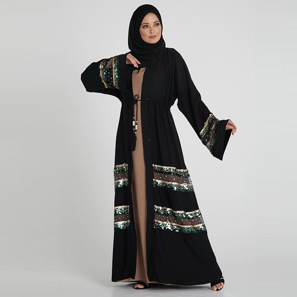 ethnic clothing muslim abaya sequin decoration dubai turkish cardigan robe arab long-sleeved thin section women's kraft ramadan skirt, Red
ethnic clothing muslim abaya sequin decoration dubai turkish cardigan robe arab long-sleeved thin section women's kraft ramadan skirt, Red
