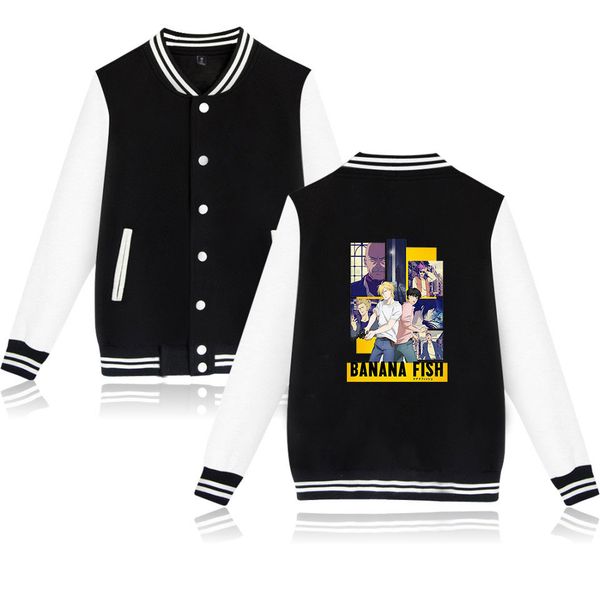 banana fish 2 printed fashion baseball jacket men women harajuku hoodie sweatshirts coat casual long sleeve hoodies jackets, Black;brown
banana fish 2 printed fashion baseball jacket men women harajuku hoodie sweatshirts coat casual long sleeve hoodies jackets, Black;brown