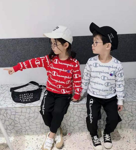 2020 new sweater trousers outfit children brand sportswear letter print kids sweater pants boy girl cotton sweatshirt + pants 
2020 new sweater trousers outfit children brand sportswear letter print kids sweater pants boy girl cotton sweatshirt + pants