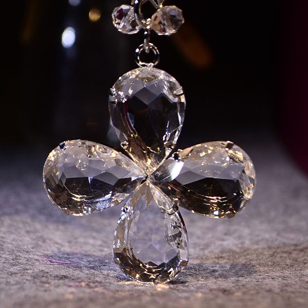 genuine four-leaf clover key chain car key chain waist hanging crystal diamond set bag pendant fashion holiday gift, Silver
genuine four-leaf clover key chain car key chain waist hanging crystal diamond set bag pendant fashion holiday gift, Silver