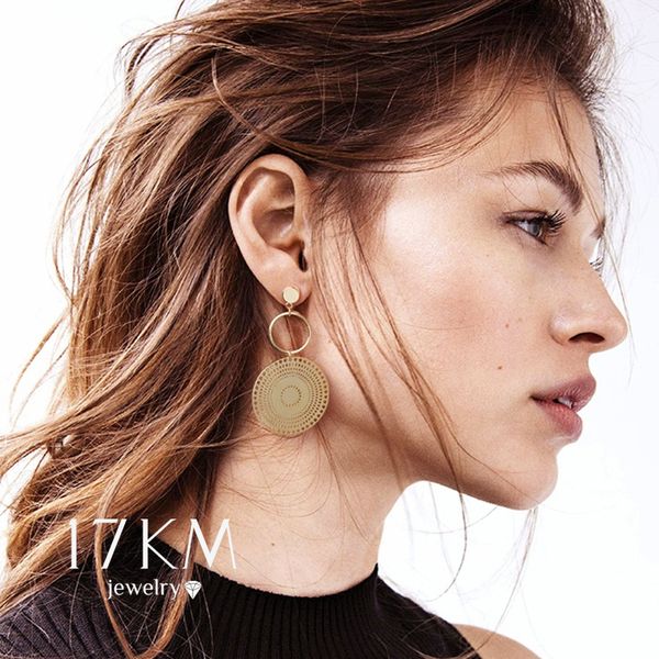 17km vintage hollow out round dangle earrings for women brincos fashion geometric circle drop earring statement jewelry gift new, Silver
17km vintage hollow out round dangle earrings for women brincos fashion geometric circle drop earring statement jewelry gift new, Silver
